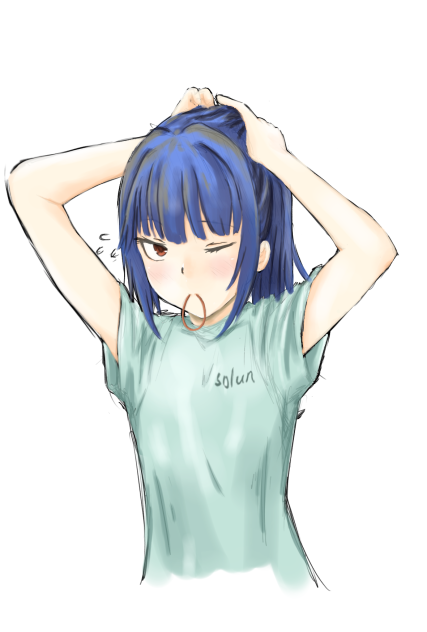 綁頭髮