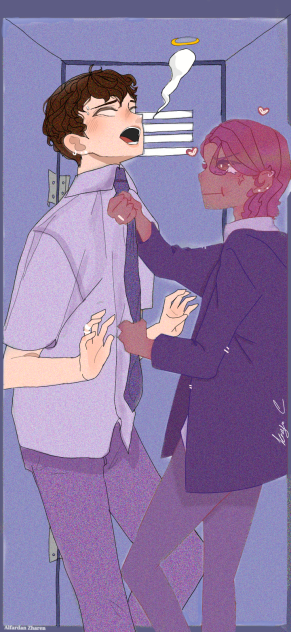 Stuck in a locker - ibisPaint