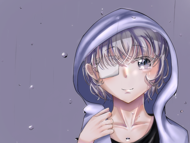 泣いてないよ