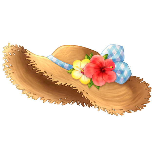 Flowers Straw Hat