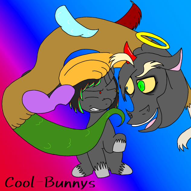 Me and my friend [Cool-Cats] in M.L.P