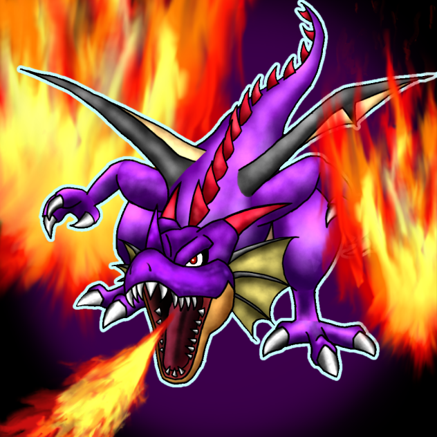 竜のオリジナルイラスト　ドラクエ　ソフト無し 竜のオリジナルイラスト ドラクエ ソフト無し 竜のオリジナル