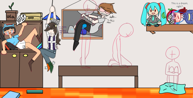Floor is lava collab