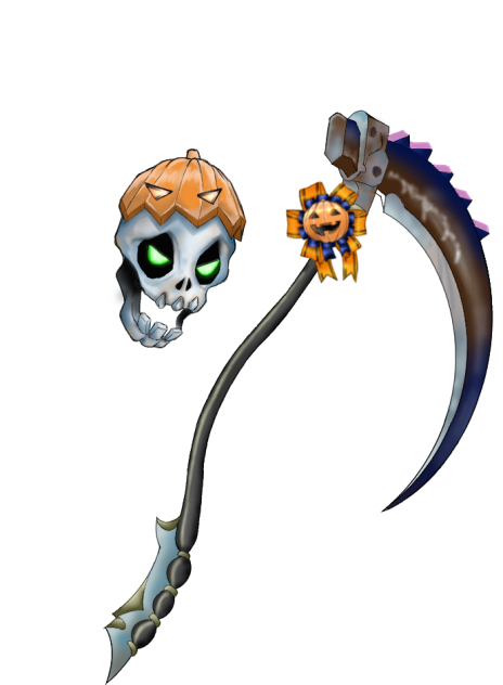 アズリエル オセロニア 武器 骸骨 Ibispaint