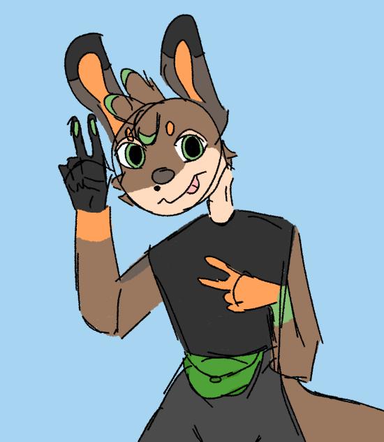 Nylon the kangaroo