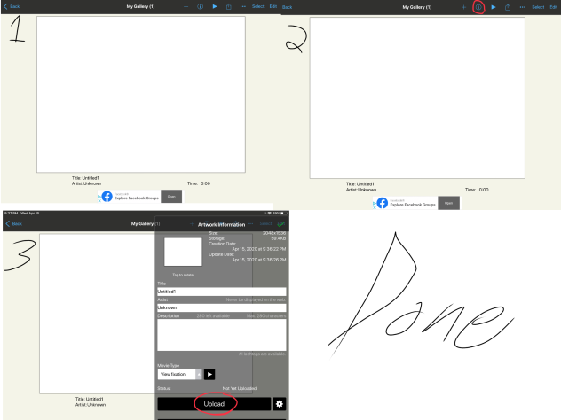 How to upload you art