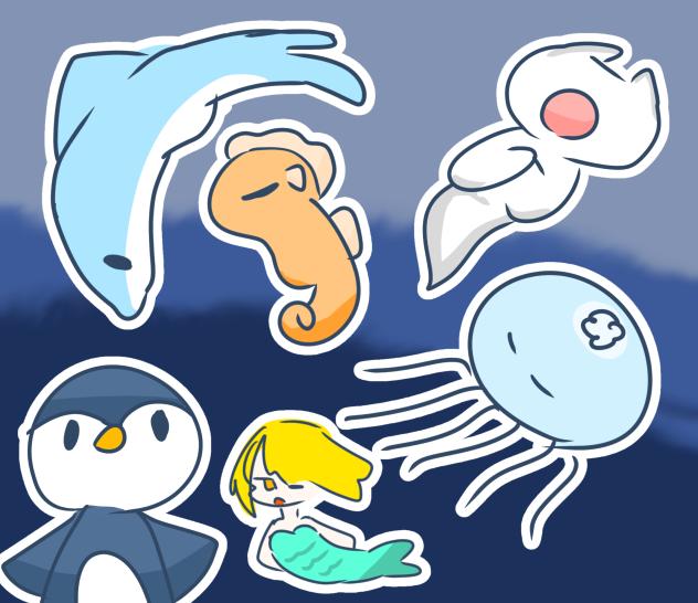 海の生き物🪼