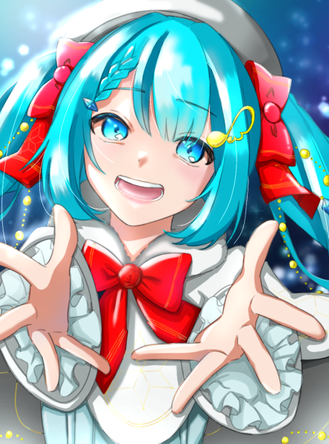 色塗り模索中ミクちゃん