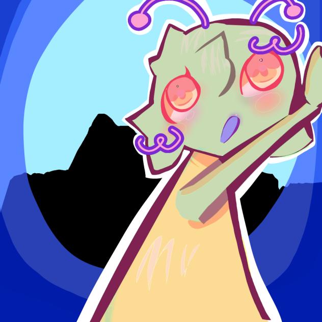 Alien thing - ibisPaint