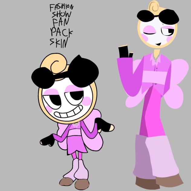 fashion show fan pack skin. glisten