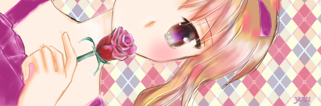 フリーヘッダー薔薇