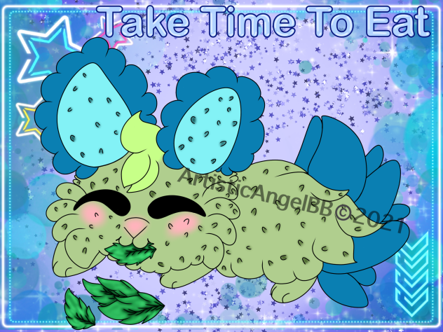 Green And Blue Self Care Sea Bunny Take