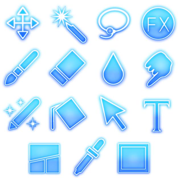 Ibis Paint tools neon signs 1b