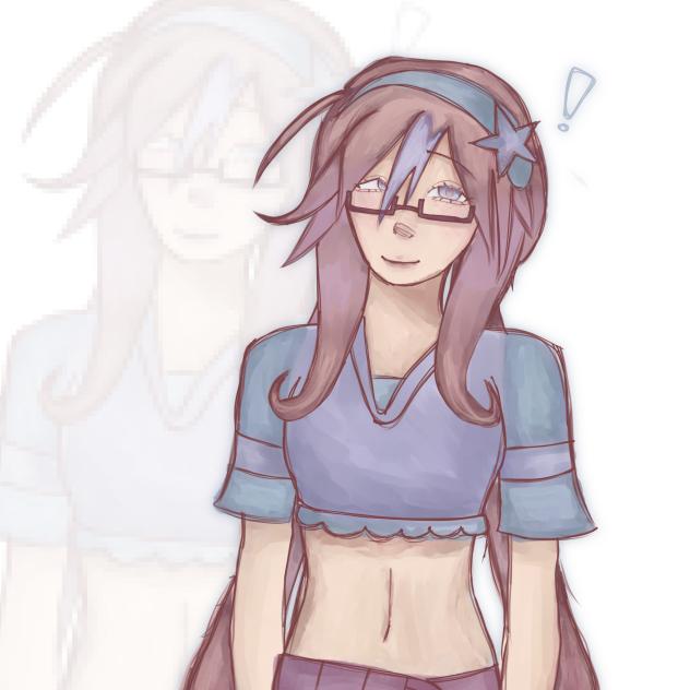 I drew my gacha oc