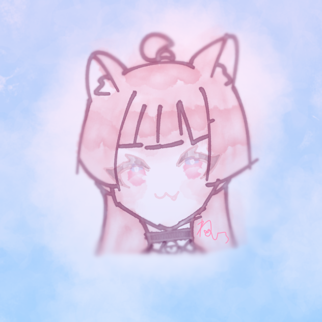 初めて使ったペンで落書き