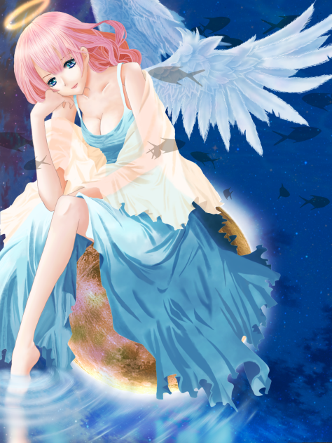 天使さん 色塗り終了