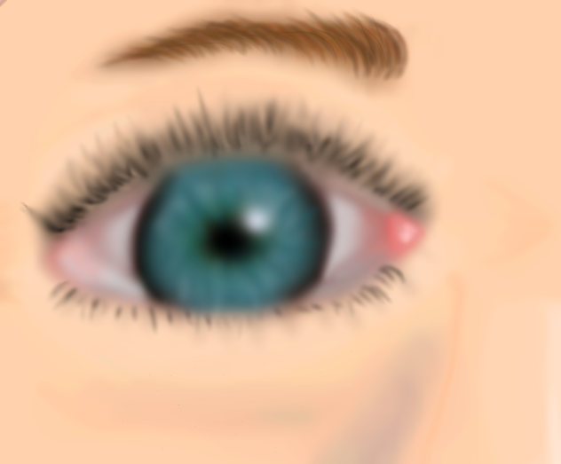 Tired eyes