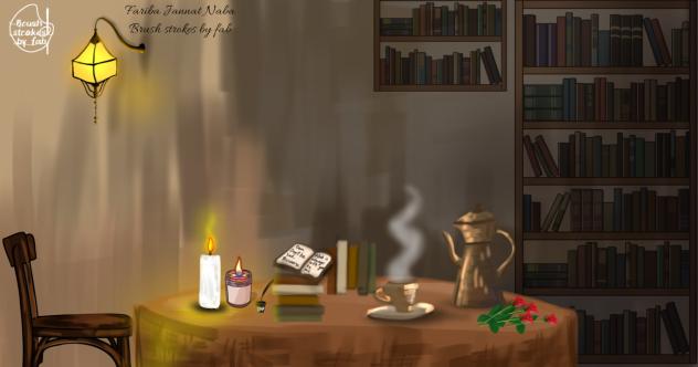 A warm library 🕯️