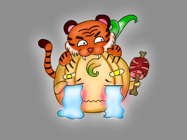 Drawing Tutorial - Drawing onion - Tiger