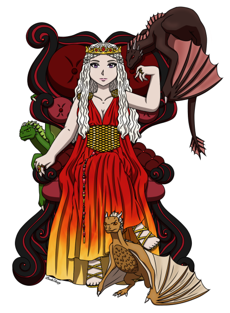 Queen Daenerys Targaryen [Speedpaint]