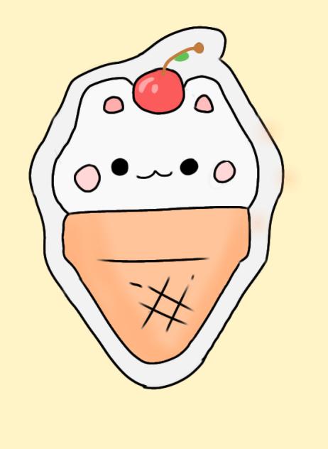 Ice cream kitty❤️