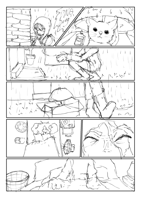 comic strip pracrice - ibisPaint