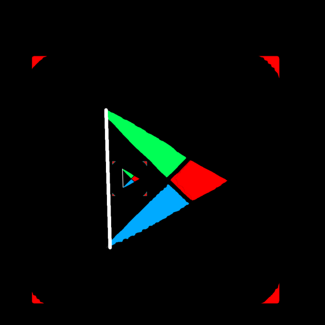 playstore futurstic logo