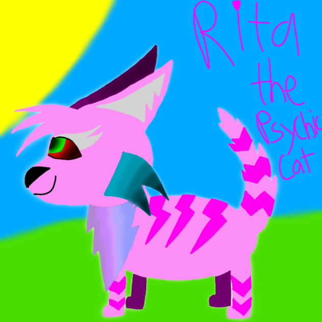 Rita The Psychic Cat (Speedpaint)