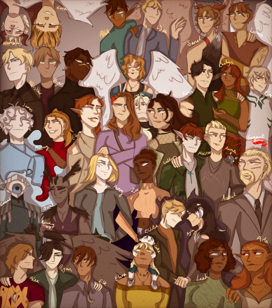 lots of characters
