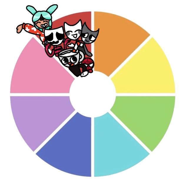 Color wheel of characters pt.5