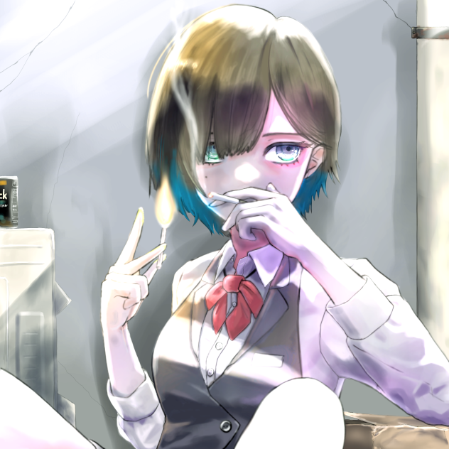 休憩中
