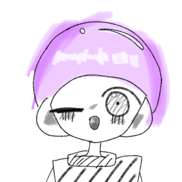 お腹が痛い中描いた子