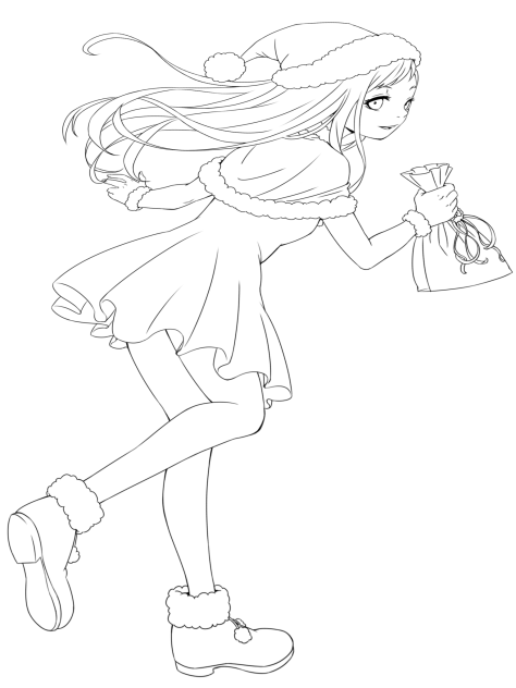 ☆MERRY CHRISTMAS -2019-☆(線画)