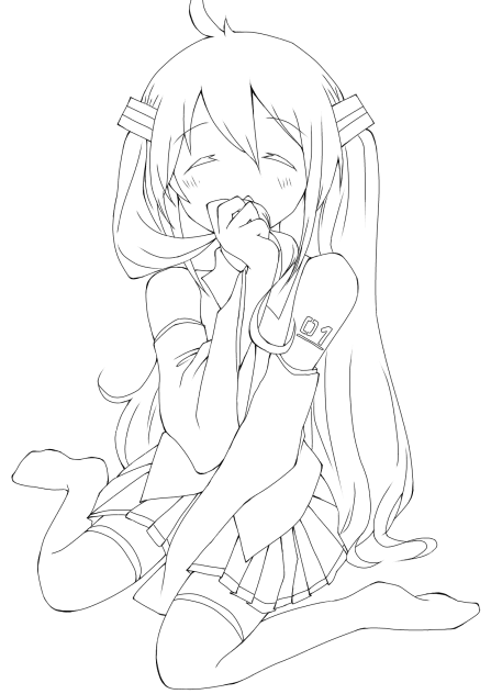 みく 線画