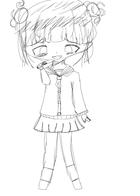 トガちゃんの下書き