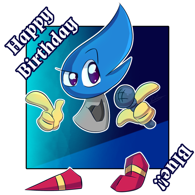 BLUE BIRTHDAY SO COOL!!!!!!!