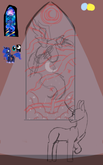 Glas painting