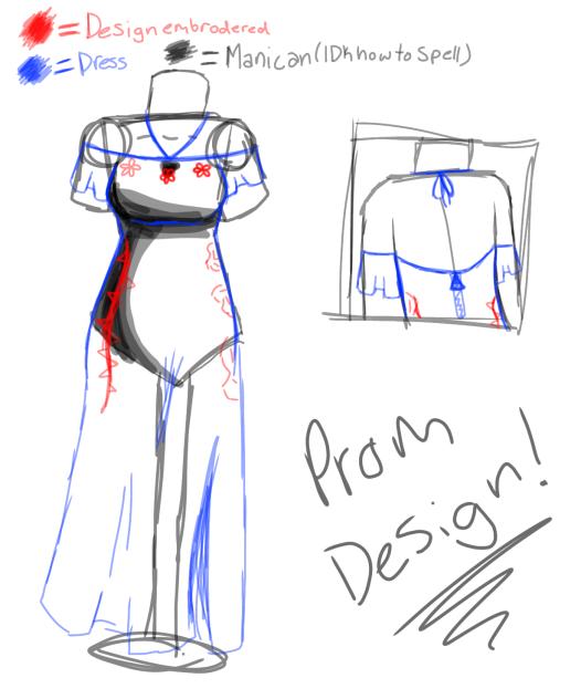 prom dress design