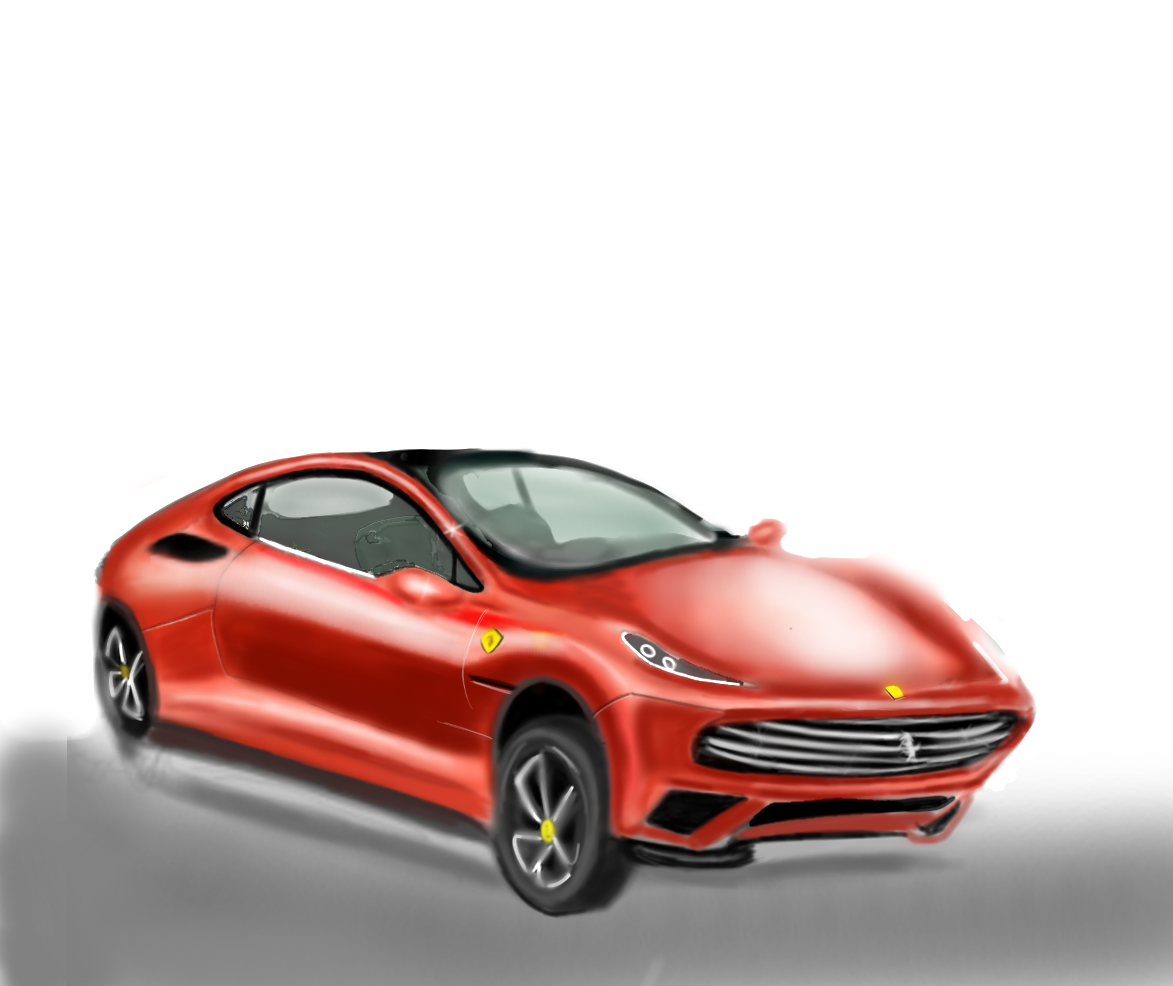Ferrari suv - ibisPaint