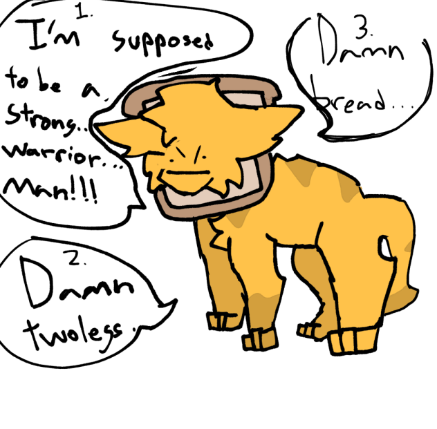 My oc got stuck in bread pt2