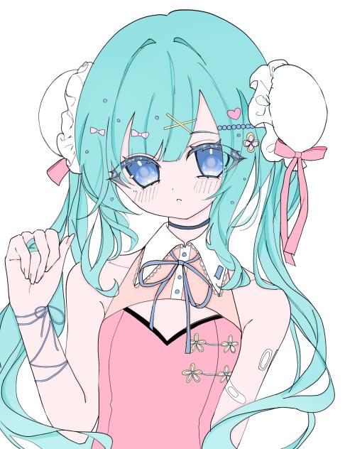 チャイナミク　線画2