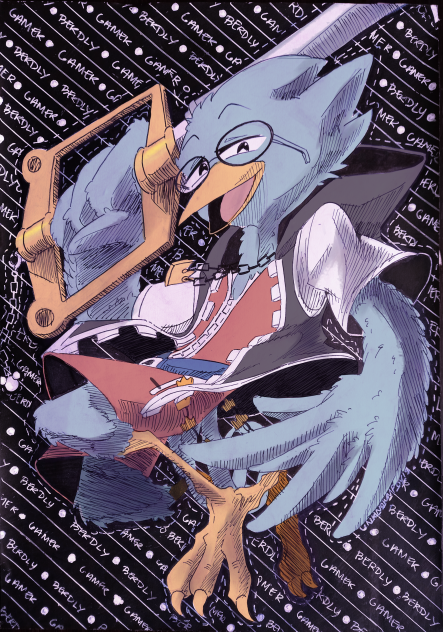 Berdly being a gamer