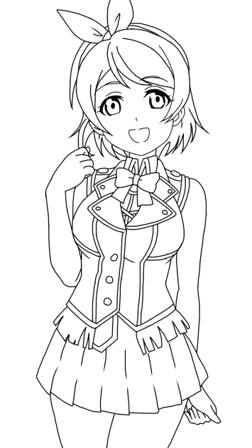 小泉花陽 線画