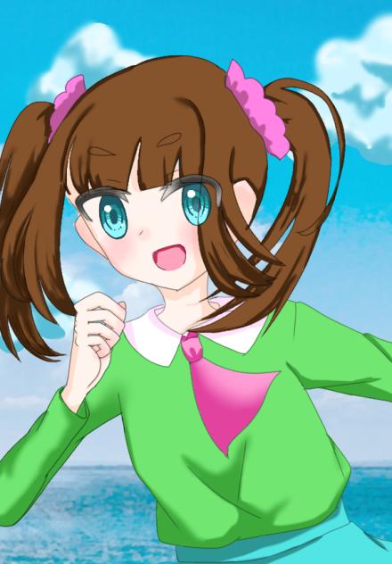 海辺を走るいぬぱっく