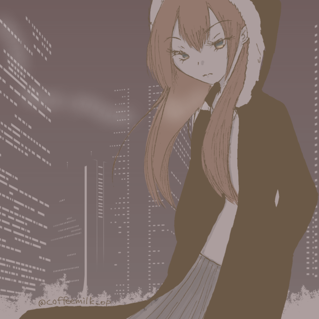 鬼徹ワンドロ  女性キャラ＋コート
