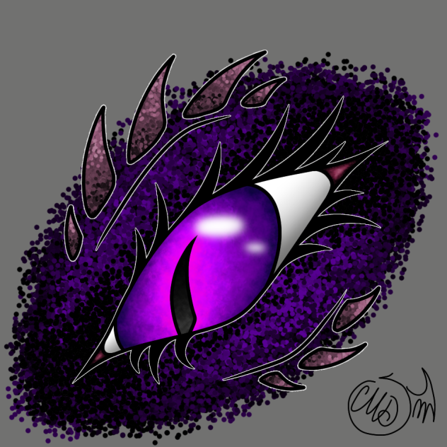 Purple dragon eye