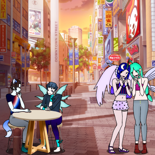 passeio no shopping - ibisPaint