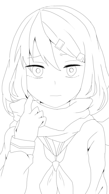 【線画】アヤノ