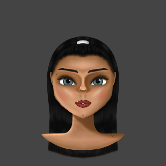 Black hair girl
