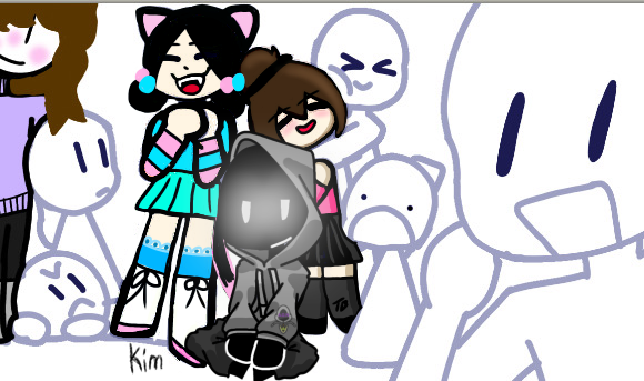 Chilling with people collab